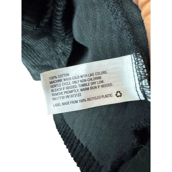 Wild Fable Kids Corduroy Overall Dress Black Pinafore Small Adjustable Straps - Picture 6 of 9